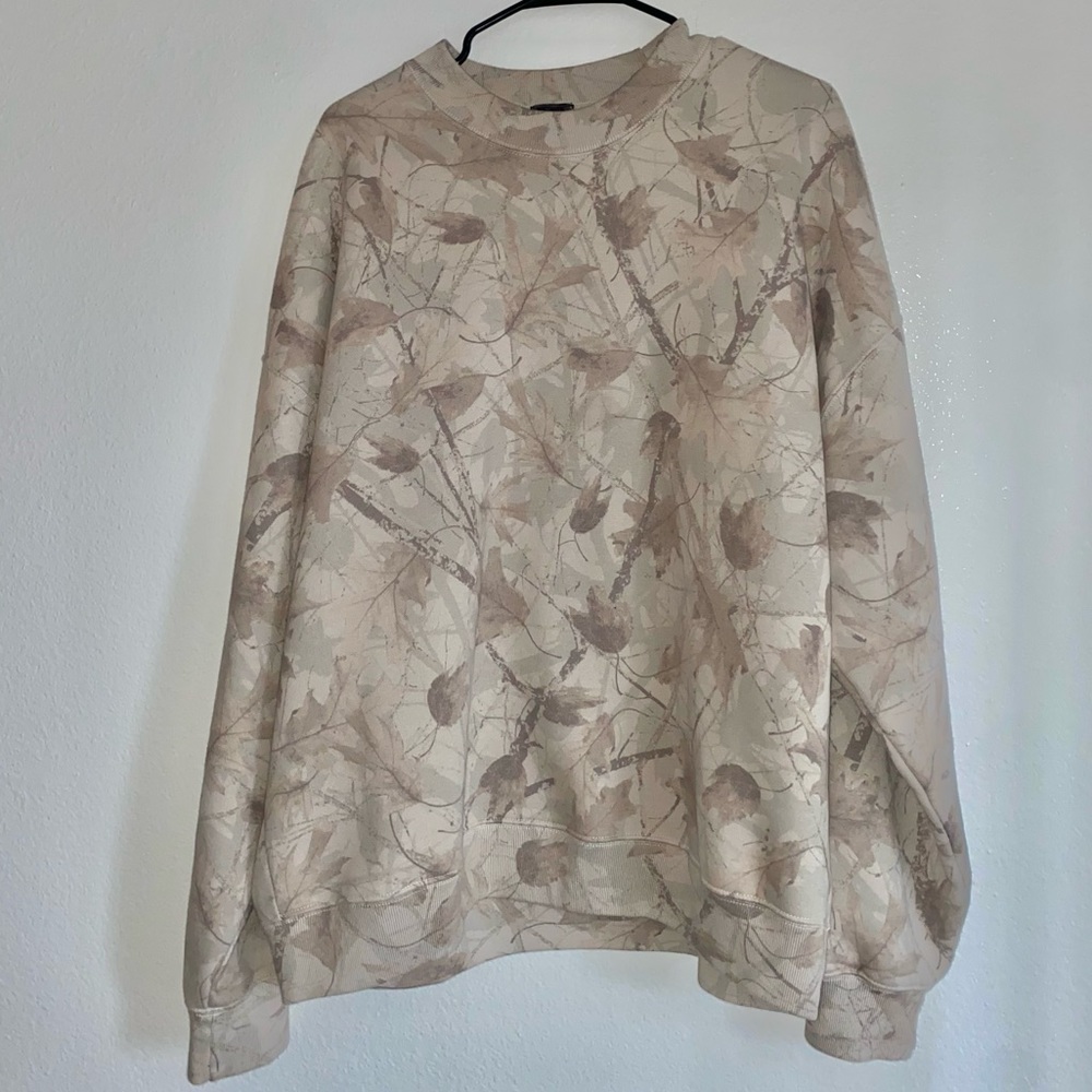 Abercrombie Light Camo Crewneck